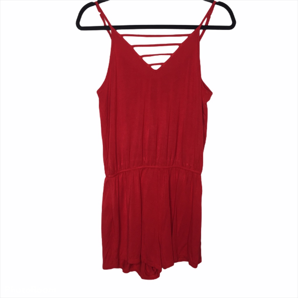 Mossimo Supply Co. Red Romper